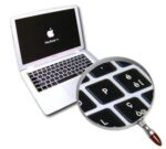 Adesivi Italiano Apple MacBook AIR/PRO Lettere Bianche