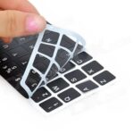 Adesivi Italiano Fondo Nero Lettere Bianche 11.5mmx12mm