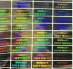 70 Etichette Adesive Sigilli Oleografici di Garanzia e Sicurezza