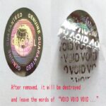 98 Etichette Adesive Sigilli Olografici di Garanzia e Sicurezza