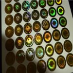 98 Etichette Adesive Sigilli Olografici di Garanzia e Sicurezza