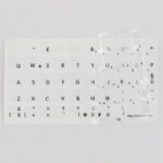 Adesivi Apple MacBook Air/Pro Lettere Colorate Fondo Trasparente