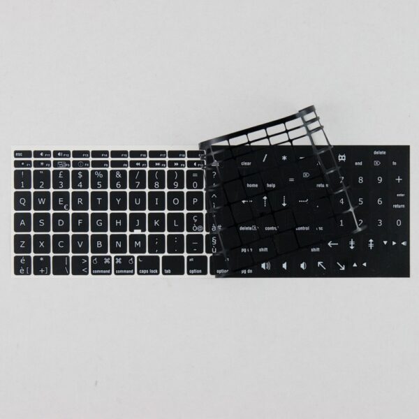 Adesivi Italiano Apple MacBook AIR/PRO Lettere Bianche