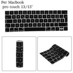 Pellicola Protettiva Tastiera MacBook Pro Touch Bar in Silicone