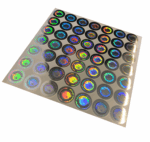 98 Etichette Adesive Sigilli Olografici di Garanzia e Sicurezza