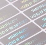 70 Etichette Adesive Sigilli Oleografici di Garanzia e Sicurezza