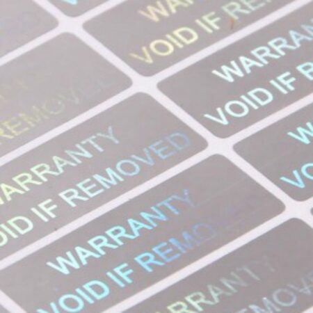 70 Etichette Adesive Sigilli Oleografici di Garanzia e Sicurezza