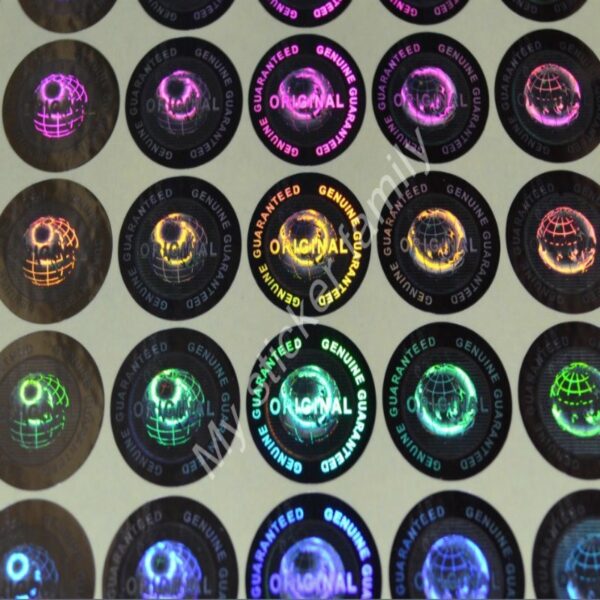 98 Etichette Adesive Sigilli Olografici di Garanzia e Sicurezza