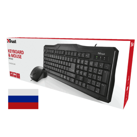 Tastiera TRUST Russo Cirillico con lingua ITA attacco USB