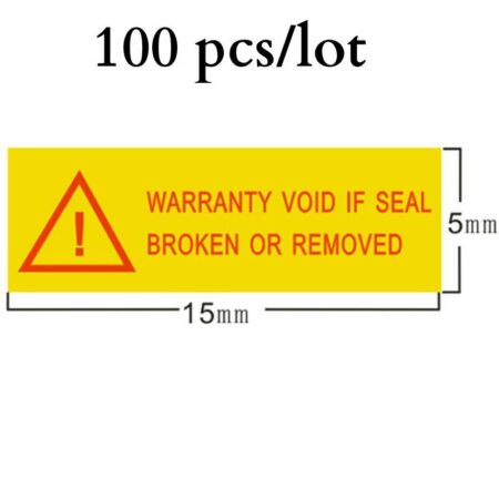 100 Bollini Adesivi Antieffrazione Antimanomissione Antirimozione