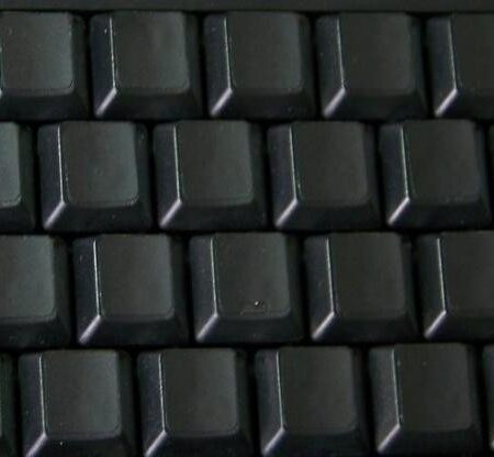 Adesivi Vuoti Neri Senza Caratteri - 12x12mm